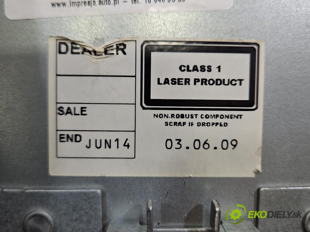 Ford Fiesta Mk7 2008-2017 1.2 16V 82 HP manual 60 kW 1242 cm3 5- Radio originál 8A6T-18C815-BN