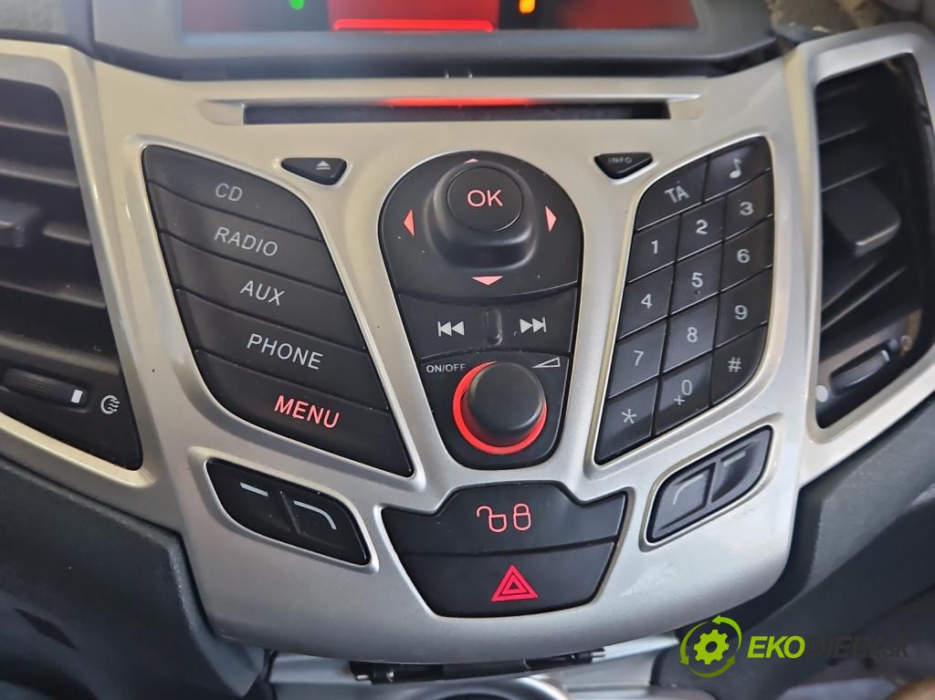 Ford Fiesta Mk7 2008-2017 1.2 16V 82 HP manual 60 kW 1242 cm3 5- Radio originál 8A6T-18C815-BN