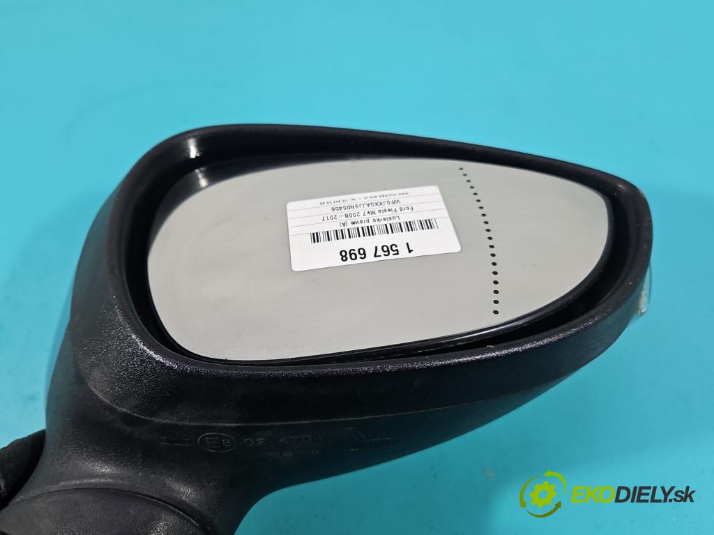 Ford Fiesta Mk7 2008-2017 1.2 16V 82 HP manual 60 kW 1242 cm3 5- zrkadlo pravé  (Kľučka dverí ostatné)