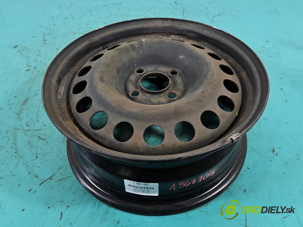 Opel Astra II 1998-2009 1.6 8V 75 HP manual 55 kW 1598 cm3 5- Disk oceľový 15