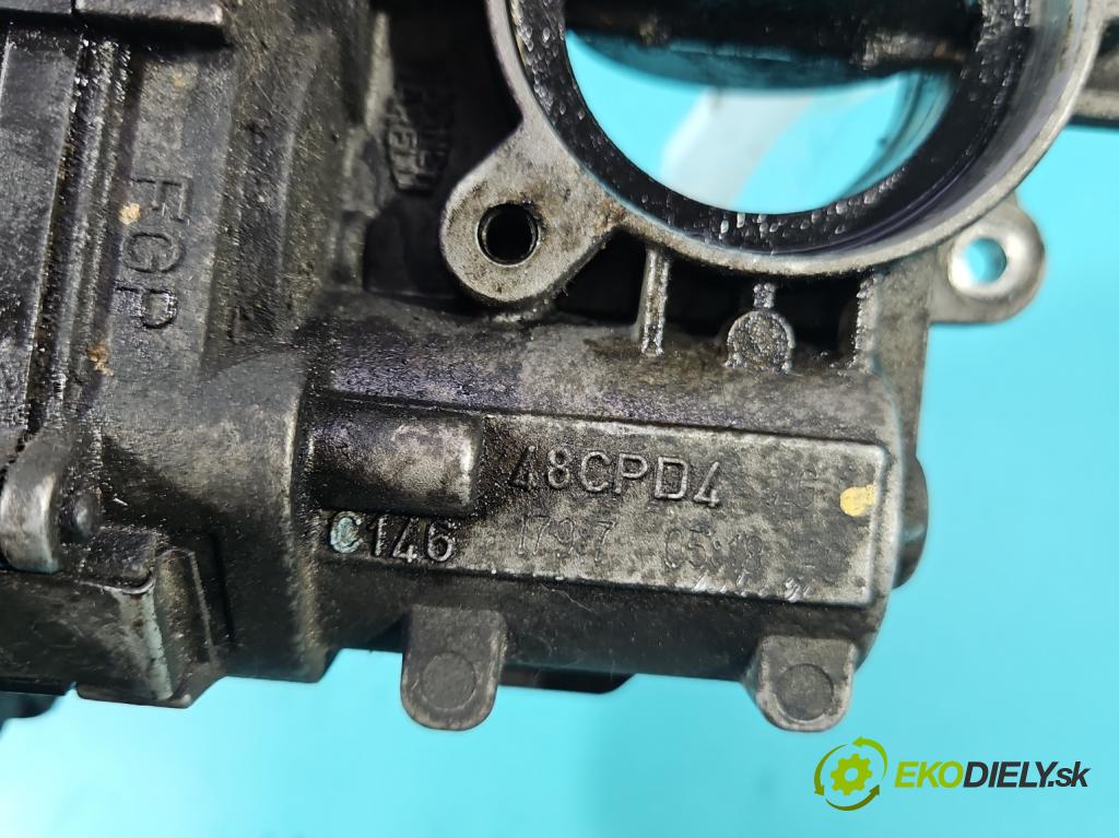 Opel Vectra C 2002-2008 1.9 cdti 150 hp manual 110 kW 1910 cm3 5- škrticí klapka 48CPD4 (Škrticí klapka)