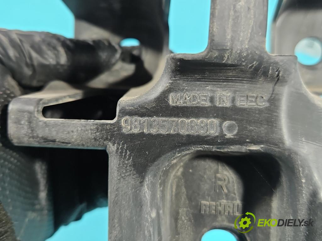 Peugeot 508 II 2018- 1.6 16V 181KM automatic 133 kW 1598 cm3 5- Boty: nárazník zadné pravý 9813570880