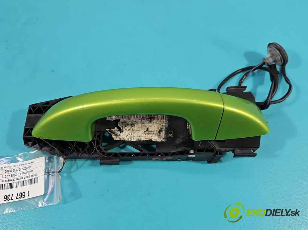 Vw Scirocco II 2008-2017 1.4 TSI 122 hp manual 90 kW 1390 cm3 3- klika přední pravé  (Klika dveří ostatní)