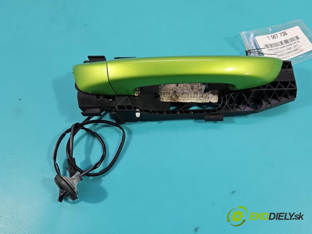 Vw Scirocco II 2008-2017 1.4 TSI 122 HP manual 90 kW 1390 cm3 3- rukoväť predné pravé mimo:  (Kľučka dverí ostatné)