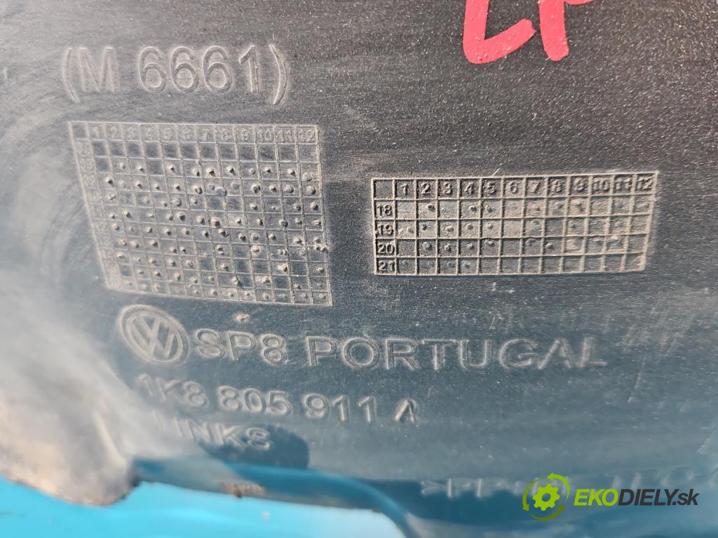 Vw Scirocco II 2008-2017 1.4 TSI 122 hp manual 90 kW 1390 cm3 3- blatník: přední levé 1K8805911A