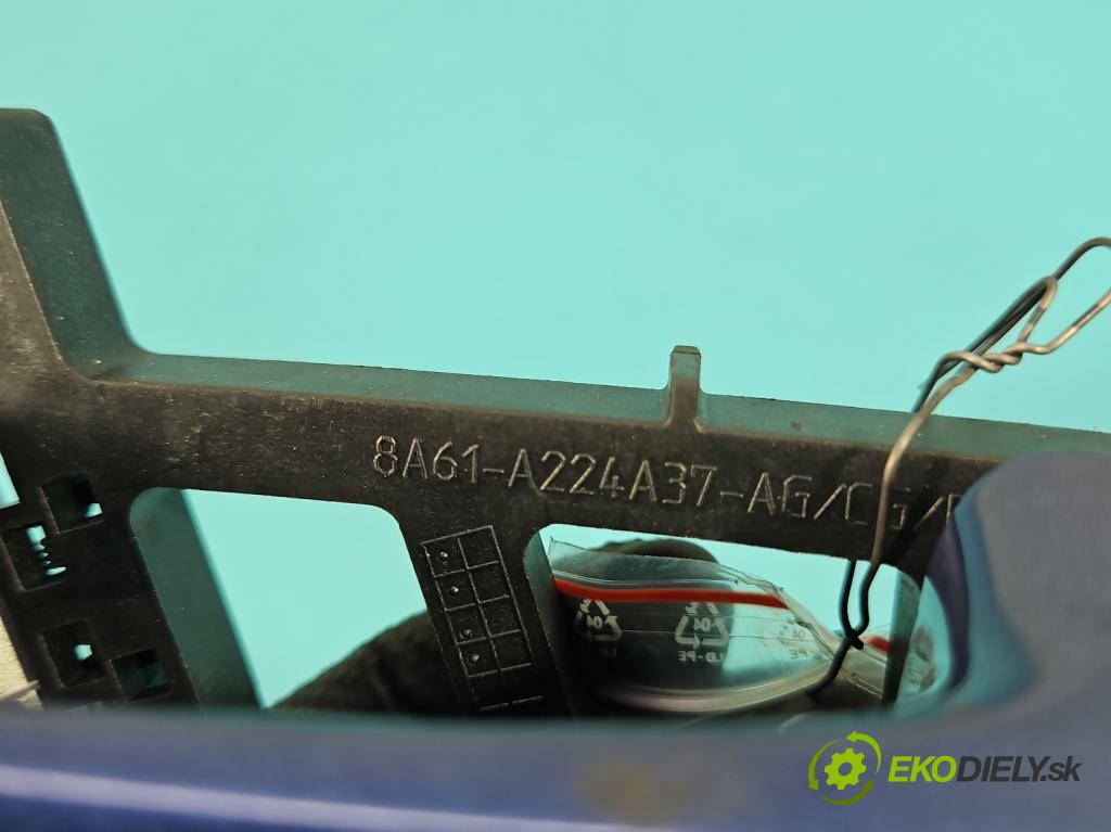 Ford Fiesta Mk7 2008-2017 1.2 16V 82 HP manual 60 kW 1242 cm3 5- rukoväť predné ľavé mimo: 8A61-A224A37-AG (Kľučka dverí vonkajšia predná ľavá)