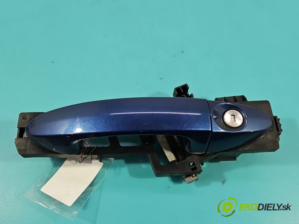 Ford Fiesta Mk7 2008-2017 1.2 16V 82 HP manual 60 kW 1242 cm3 5- rukoväť predné ľavé mimo: 8A61-A224A37-AG (Kľučka dverí vonkajšia predná ľavá)