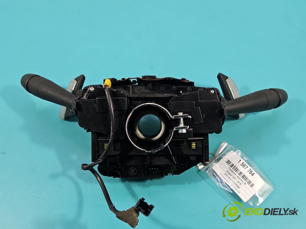 Peugeot 508 II 2018- 1.6 16V 181KM automatic 133 kW 1598 cm3 4- prepínač komplex: 98312598ZD (Prepínacie páčky pod volantom)