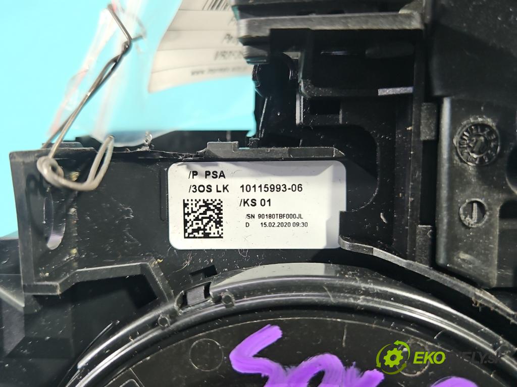 Peugeot 508 II 2018- 1.6 16V 181KM automatic 133 kW 1598 cm3 4- prepínač komplex: 98312598ZD (Prepínacie páčky pod volantom)