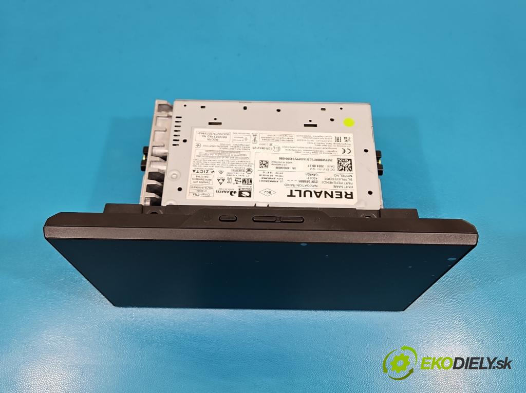 Dacia Duster III 24- 1.2 131 HP manual 96 kW 1199 cm3 5- Radio originál 259158988R