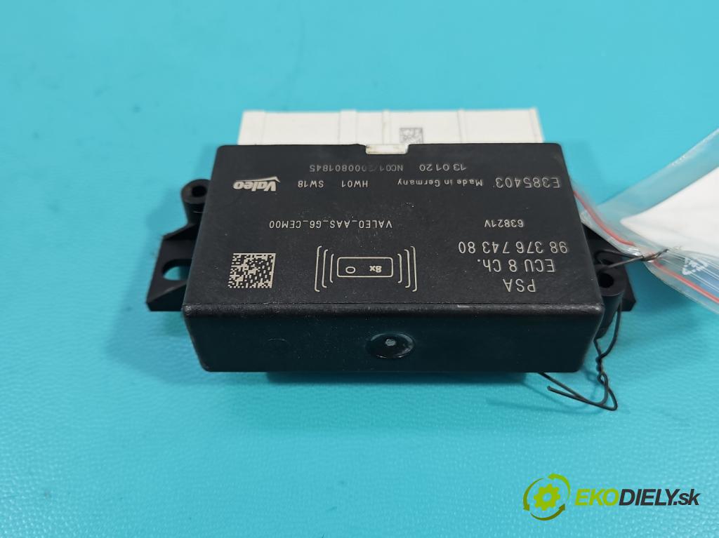 Peugeot 508 II 2018- 1.6 16V 181KM automatic 133 kW 1598 cm3 5- riadiaca jednotka parkovaní: 9837674380