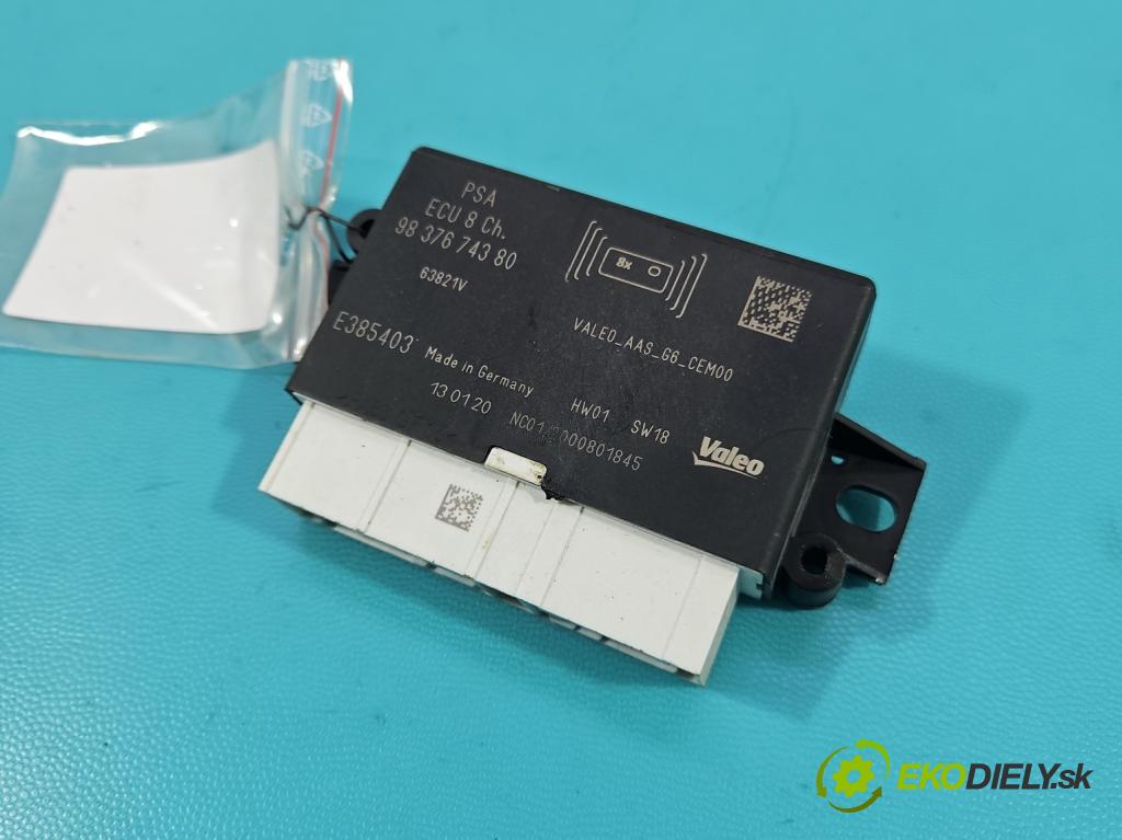 Peugeot 508 II 2018- 1.6 16V 181KM automatic 133 kW 1598 cm3 5- riadiaca jednotka parkovaní: 9837674380