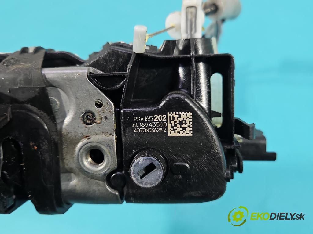 Peugeot 508 II 2018- 1.6 16V 181KM automatic 133 kW 1598 cm3 4- zámok predné pravý 16943568