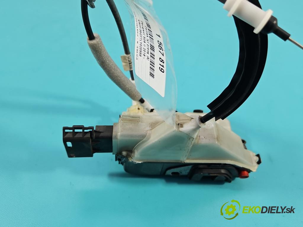 Peugeot 508 II 2018- 1.6 16V 181KM automatic 133 kW 1598 cm3 4- zámok zadné pravý 131495