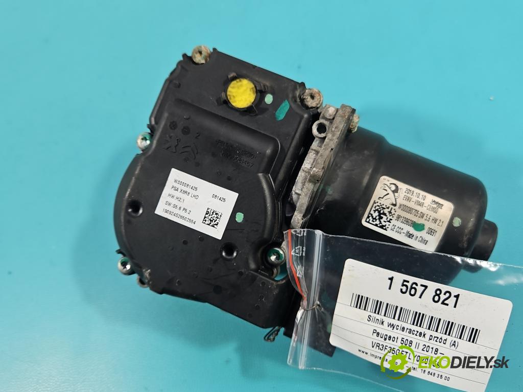 Peugeot 508 II 2018- 1.6 16V 181KM automatic 133 kW 1598 cm3 5- motor stieračov predné 9813396080