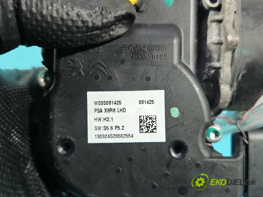 Peugeot 508 II 2018- 1.6 16V 181KM automatic 133 kW 1598 cm3 5- motor stieračov predné 9813396080