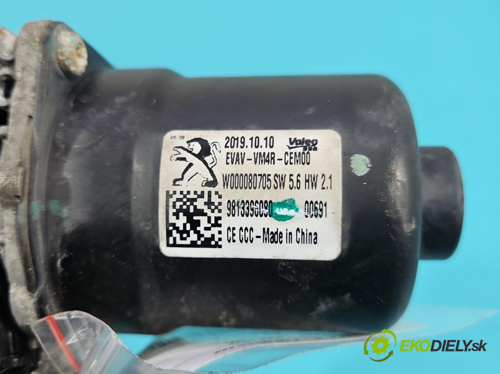 Peugeot 508 II 2018- 1.6 16V 181KM automatic 133 kW 1598 cm3 5- motor stieračov predné 9813396080