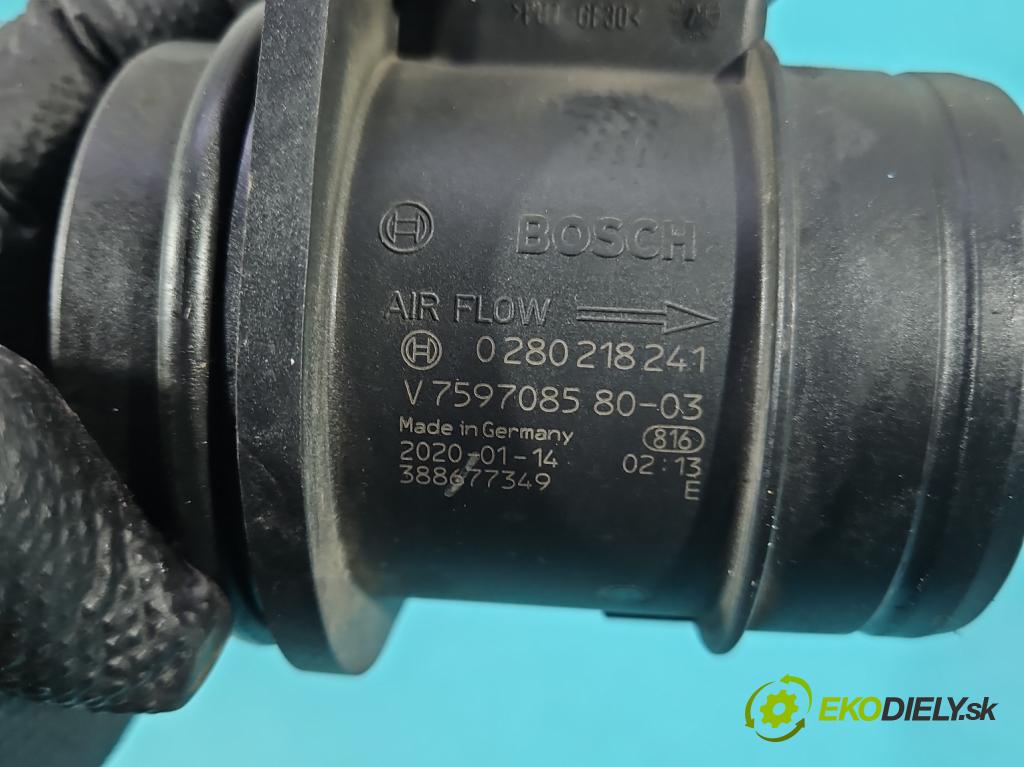 Peugeot 508 II 2018- 1.6 16V 181KM automatic 133 kW 1598 cm3 5- váha vzduchu 0280218241 (Snímač hmotnosti vzduchu)