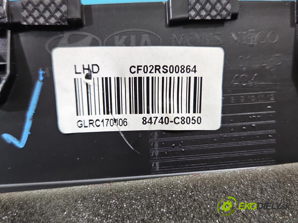 Hyundai i20 II 2014 -2020 1.2 16V 84KM manual 62 kW 1248 cm3 5- Mřížka: kúrenia stredová 84740-C8050 (Mriežka kúrenia (fukár))