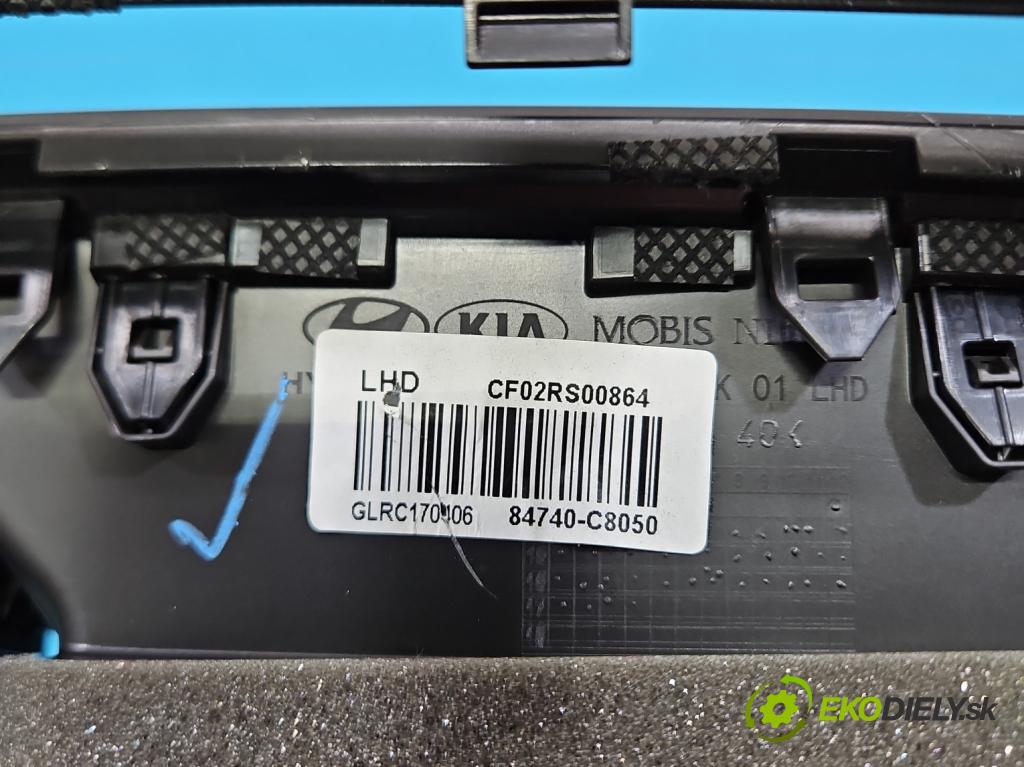 Hyundai i20 II 2014 -2020 1.2 16V 84KM manual 62 kW 1248 cm3 5- Mřížka: kúrenia stredová 84740-C8050 (Mriežka kúrenia (fukár))