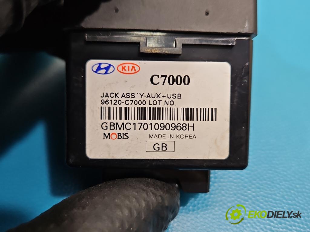 Hyundai i20 II 2014 -2020 1.2 16V 84KM manual 62 kW 1248 cm3 5- zásuvka USB 96120-C7000