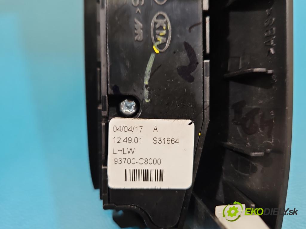 Hyundai i20 II 2014 -2020 1.2 16V 84KM manual 62 kW 1248 cm3 5- prepínač ostatné 93700-C800