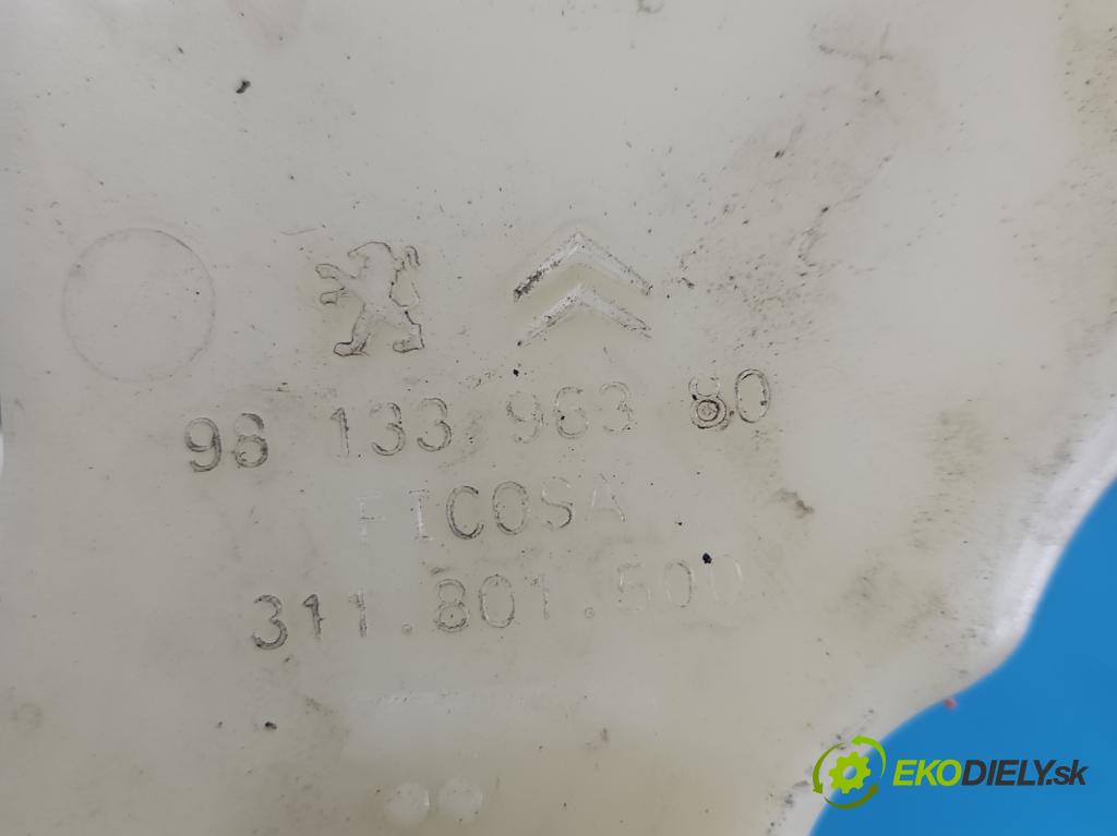 Peugeot 508 II 2018- 1.6 16V 181KM automatic 133 kW 1598 cm3 5- nádržka tekutina: ostrekovačov 9813396380