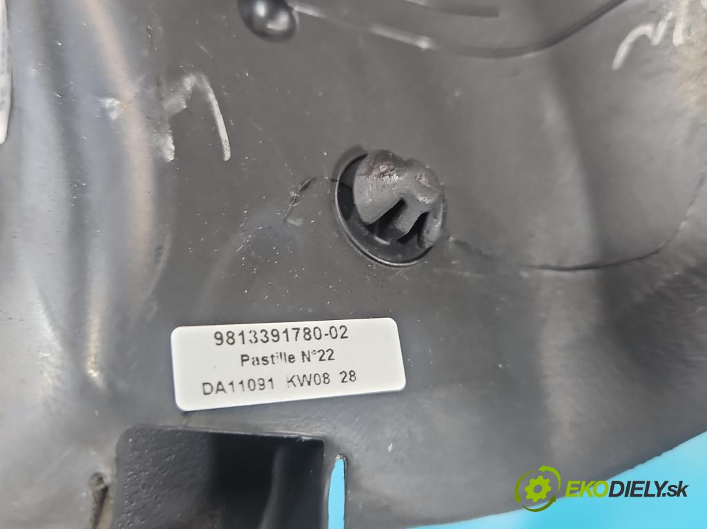 Peugeot 508 II 2018- 1.6 16V 181KM automatic 133 kW 1598 cm3 5- Těsnění: dveře zadní levé 9813391780 (Karoserie ostatní)