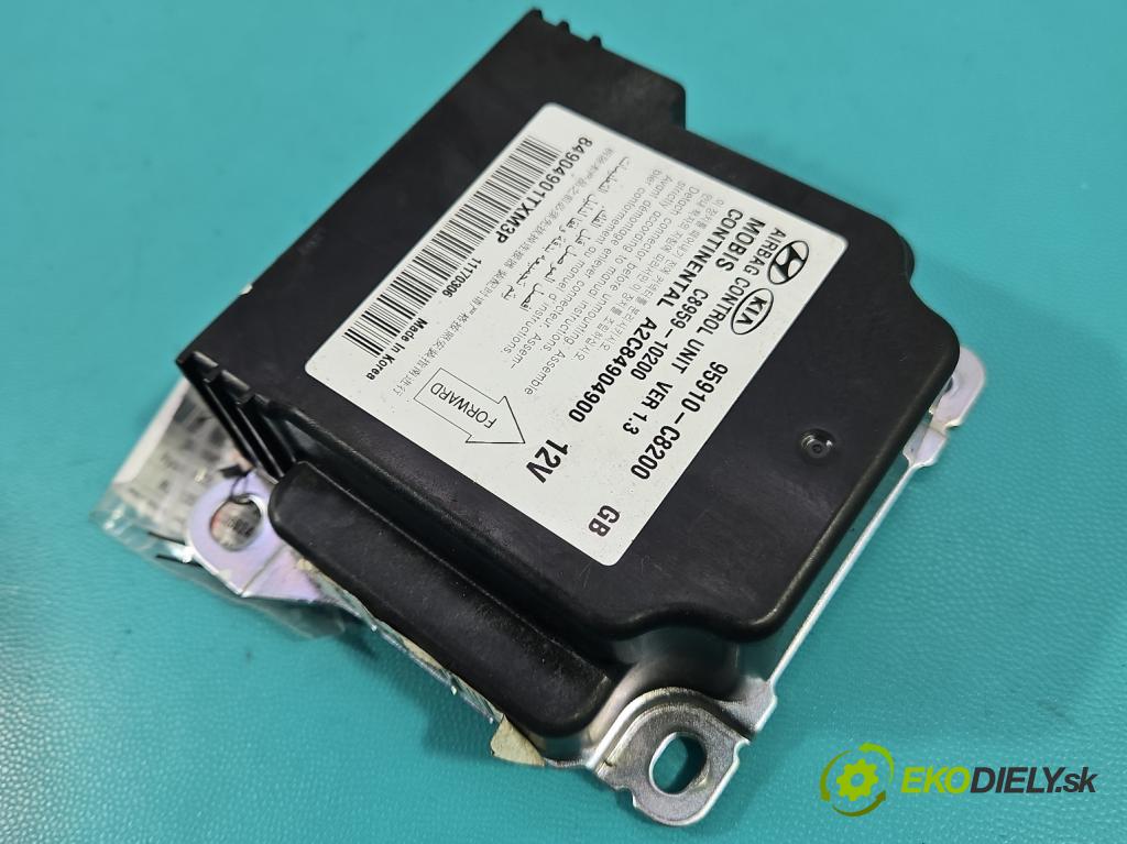 Hyundai i20 II 2014 -2020 1.2 16V 84KM manual 62 kW 1248 cm3 5- riadiaca jednotka vankúše: 95910-C8200