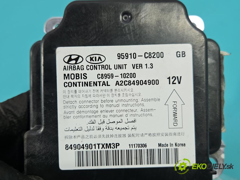 Hyundai i20 II 2014 -2020 1.2 16V 84KM manual 62 kW 1248 cm3 5- riadiaca jednotka vankúše: 95910-C8200