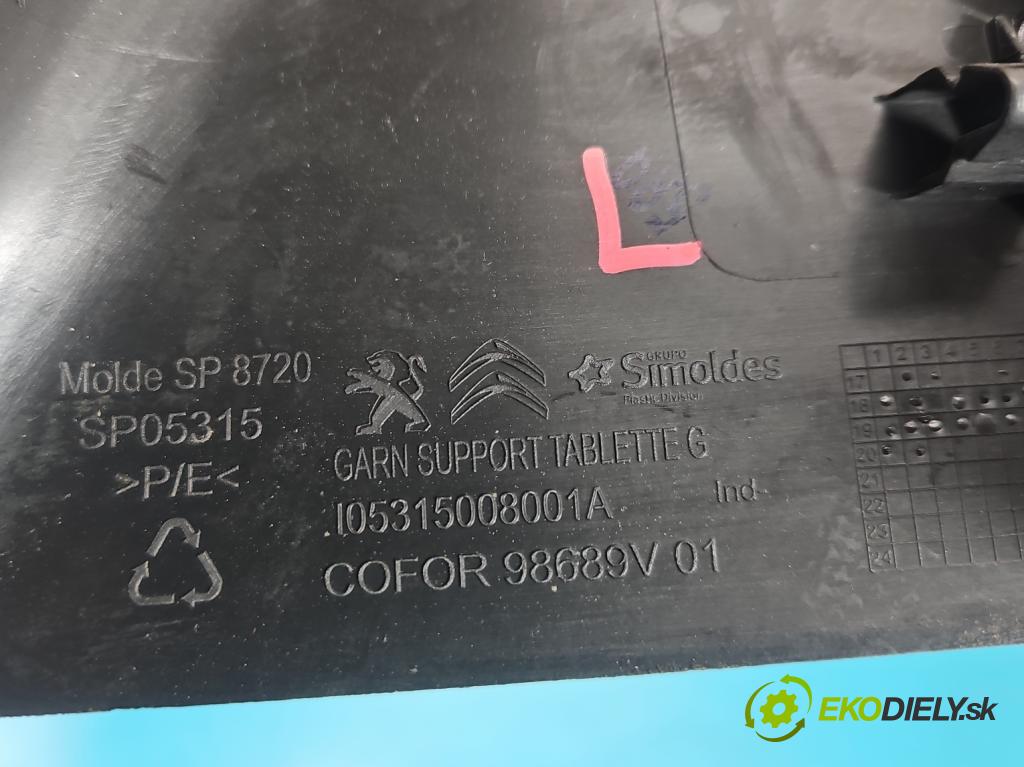 Peugeot 508 II 2018- 1.6 16V 181KM automatic 133 kW 1598 cm3 5- kryt plast 105315008001A