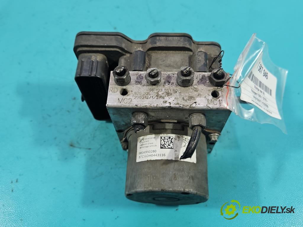 Peugeot 508 II 2018- 1.6 16V 181KM automatic 133 kW 1598 cm3 5- čerpadlo abs 0265956353 (Pumpa ABS)