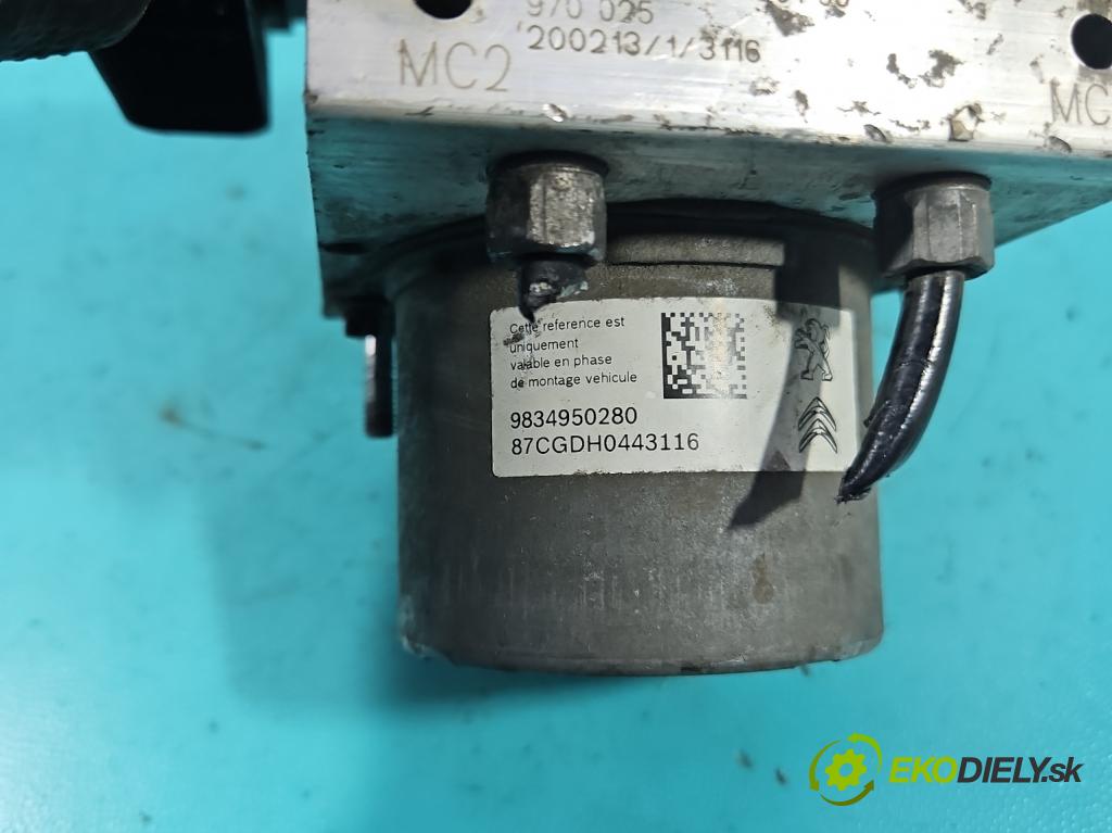 Peugeot 508 II 2018- 1.6 16V 181KM automatic 133 kW 1598 cm3 5- čerpadlo abs 0265956353 (Pumpa ABS)