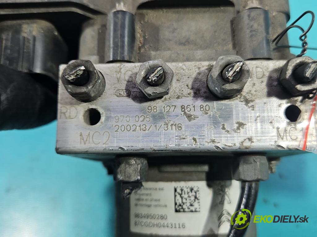 Peugeot 508 II 2018- 1.6 16V 181KM automatic 133 kW 1598 cm3 5- čerpadlo abs 0265956353 (Pumpa ABS)