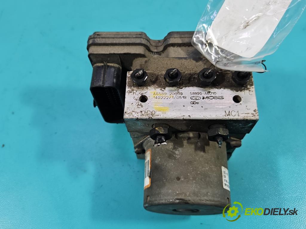 Hyundai I30 II 2012-2016 1.4 16V 100 HP manual 73.2 kW 1396 cm3 5- čerpadlo abs 58920-A6210 (Pumpa ABS)