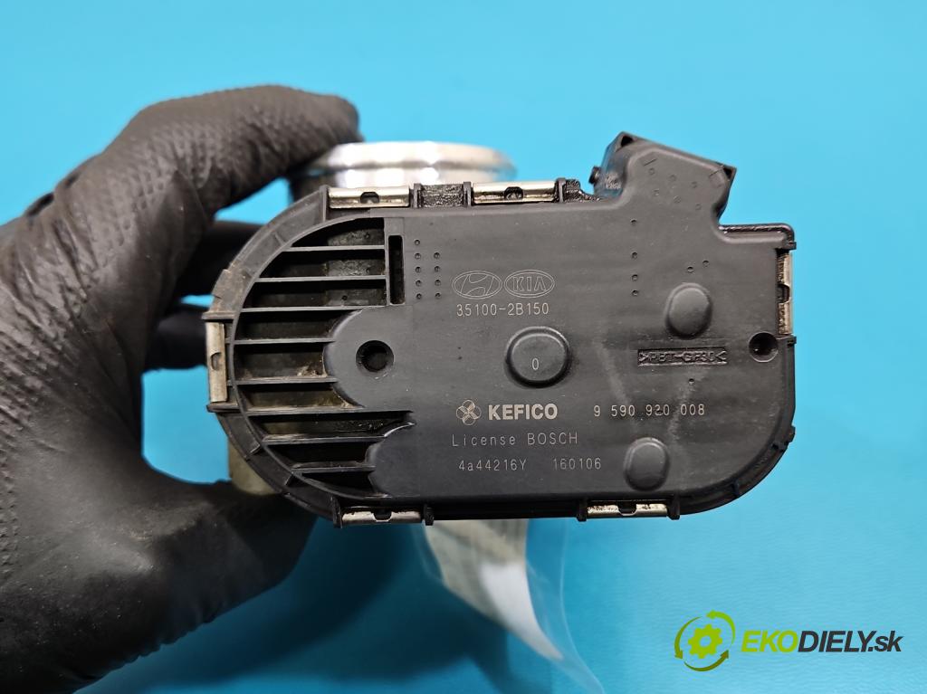 Hyundai I30 II 2012-2016 1.4 16V 100 hp manual 73.2 kW 1396 cm3 5- škrticí klapka 35100-2B150 (Škrticí klapka)