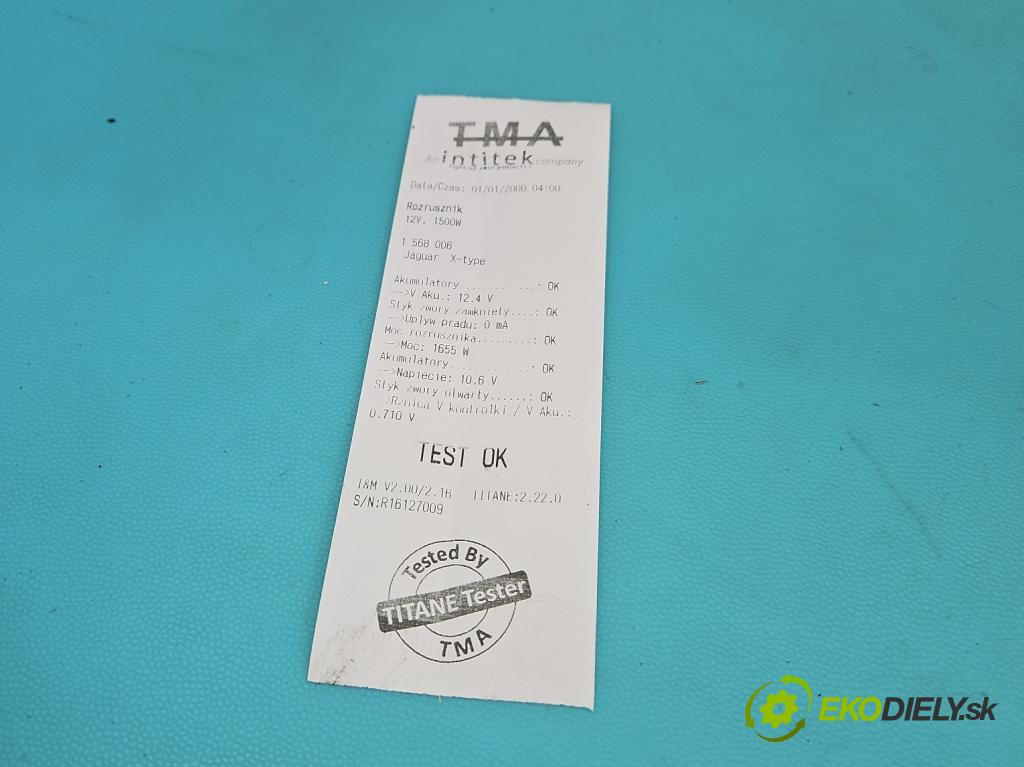 Jaguar X-type 2.0d 131 HP manual 96 kW 1998 cm3 5- štartér (Štartér)