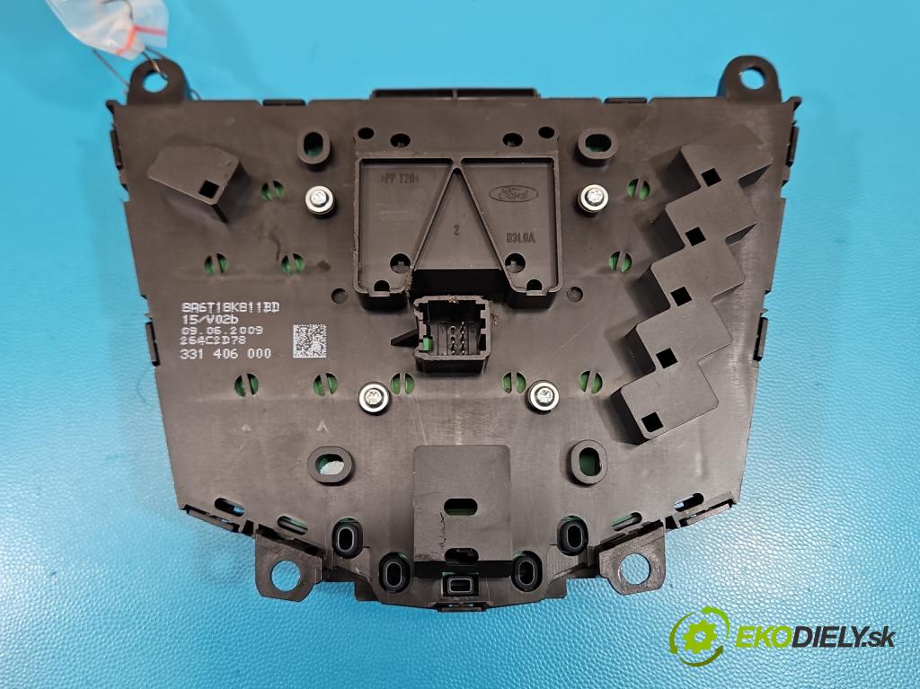 Ford Fiesta Mk7 2008-2017 1.2 16V 82 HP manual 60 kW 1242 cm3 5- prepínač rádio: navigácie 8A6T-18K811-BD