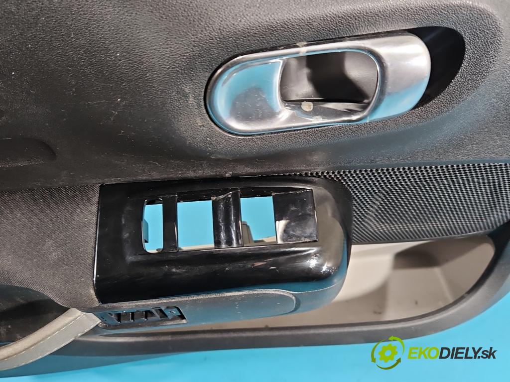Citroen C3 III 2016-2024 1.2 12V 83 HP manual 61 kW 1199 cm3 5- Čalounictví: dvere predné ľavé 9812904277