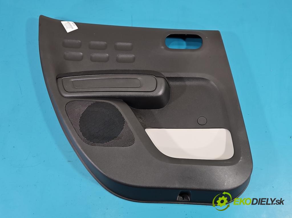 Citroen C3 III 2016-2024 1.2 12V 83 HP manual 61 kW 1199 cm3 5- Čalounictví: dvere zadné ľavé 9829266777