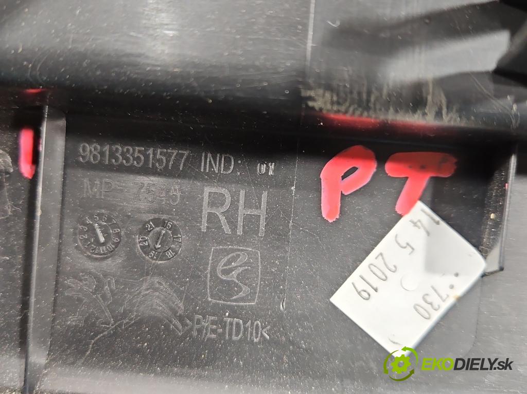 Citroen C3 III 2016-2024 1.2 12V 83 HP manual 61 kW 1199 cm3 5- kryt plast 9813351577