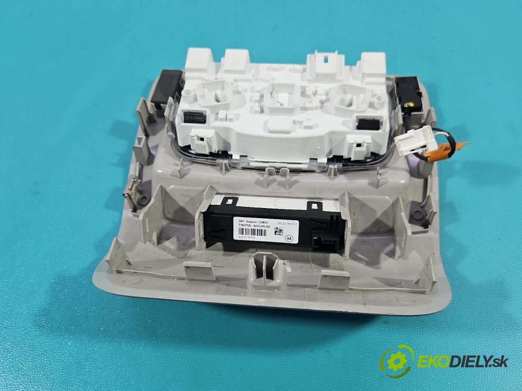 Citroen C3 III 2016-2024 1.2 12V 83 hp manual 61 kW 1199 cm3 5- světlo interiéru 9825205380