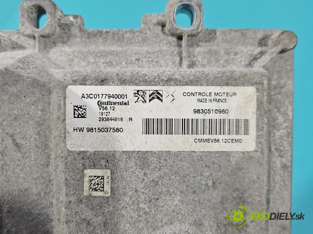 Citroen C3 III 2016-2024 1.2 12V 83 HP manual 61 kW 1199 cm3 5- riadiaca jednotka motora 9830510980