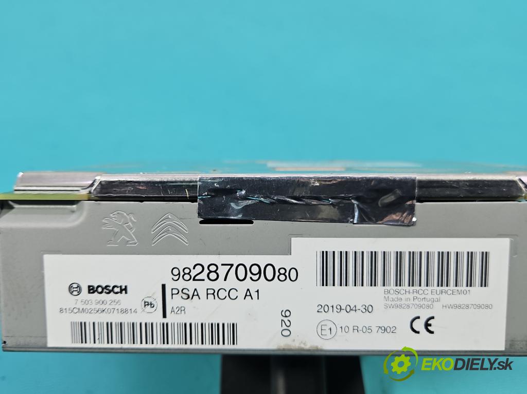 Citroen C3 III 2016-2024 1.2 12V 83 HP manual 61 kW 1199 cm3 5- Radio originál 9828709080