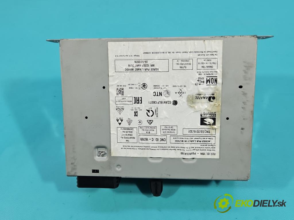 Citroen C3 III 2016-2024 1.2 12V 83 HP manual 61 kW 1199 cm3 5- Radio originál 9828709080