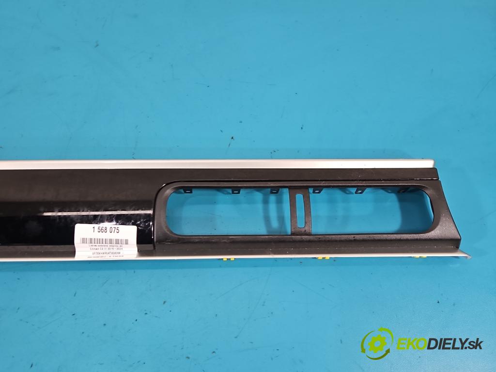 Citroen C3 III 2016-2024 1.2 12V 83 HP manual 61 kW 1199 cm3 5- lišta ozdobná vnitŕní: 9812401777