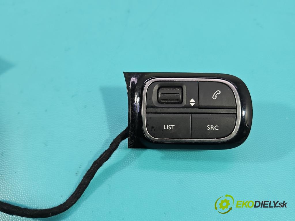 Citroen C3 III 2016-2024 1.2 12V 83 HP manual 61 kW 1199 cm3 5- prepínač multifunkční: řízení: 9812314777 (Prepínacie páčky pod volantom)