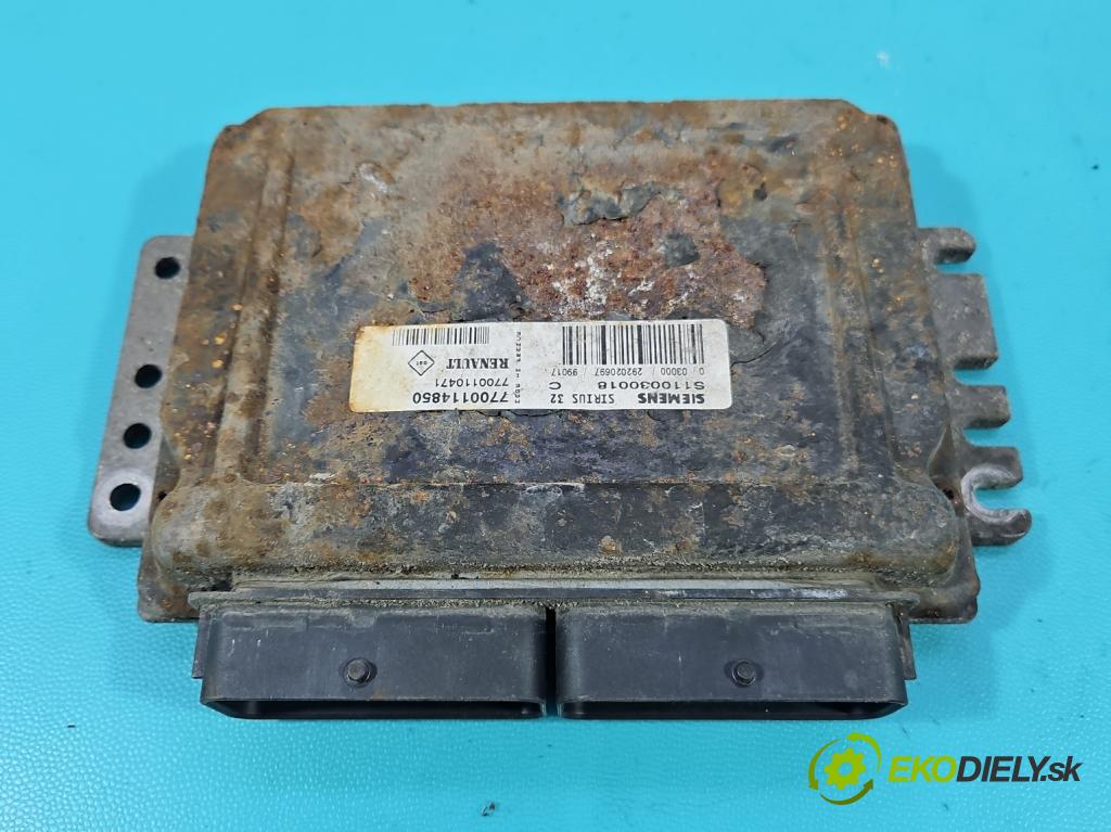 Renault Megane I 1995-2003 1.4 16V 95 HP manual 70 kW 1390 cm3 5- riadiaca jednotka motora S110030018C