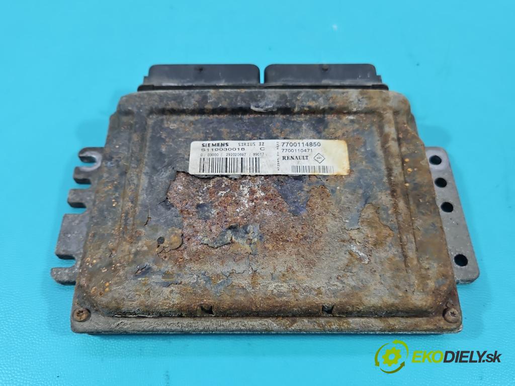 Renault Megane I 1995-2003 1.4 16V 95 HP manual 70 kW 1390 cm3 5- riadiaca jednotka motora S110030018C