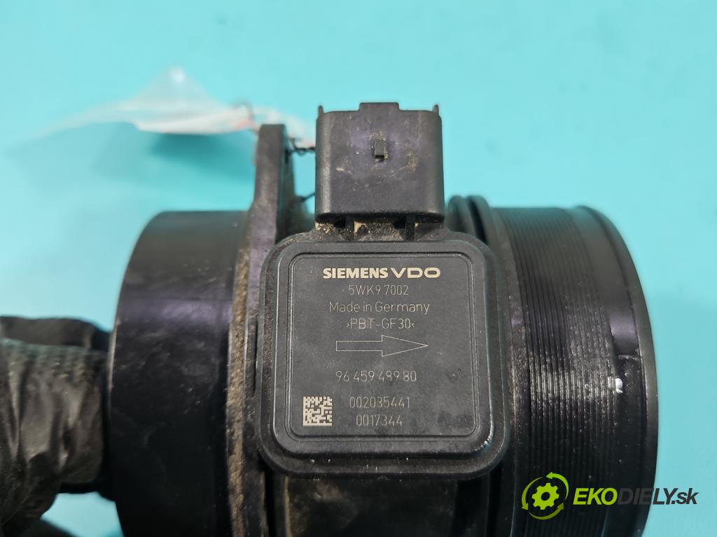 Peugeot 407 2.0 hdi 136hp manual 100 kW 1997 cm3 5- váha vzduchu 5WK97002 (Snímač hmotnosti vzduchu)